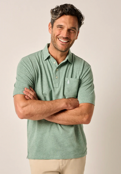 JOHNNIE-O Men's Heathered Original 2.0 Polo