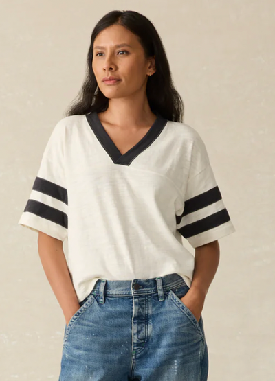 FAHERTY Women's Sport Jersey Varsity Tee Phantom Varsity PTV