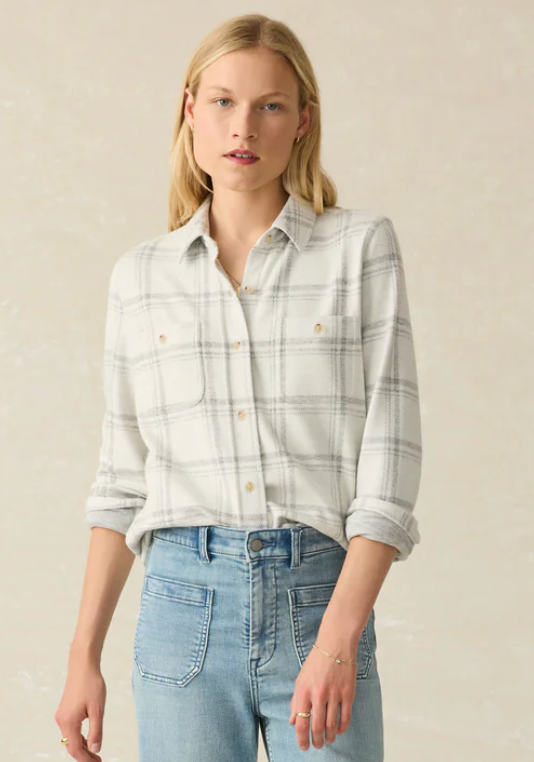 FAHERTY Women's Legend Sweater Shirt First Frost FOT