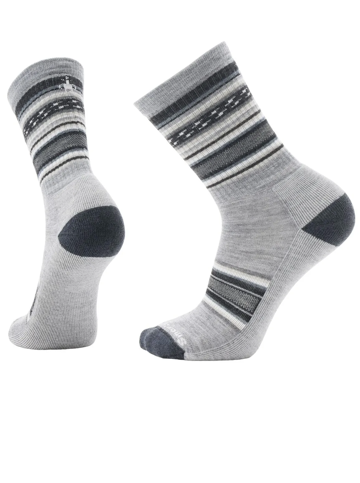 SMARTWOOL EVD ReGarita Crew Socks Charcoal-Light Gray E27