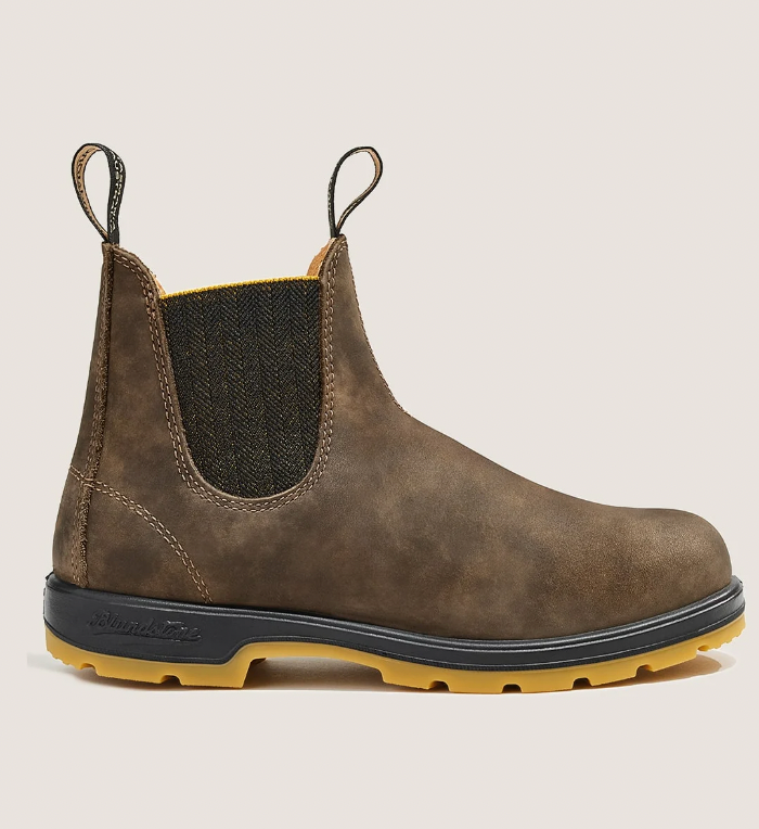 BLUNDSTONE 1944 Rustic w Mustard-Black Outsole