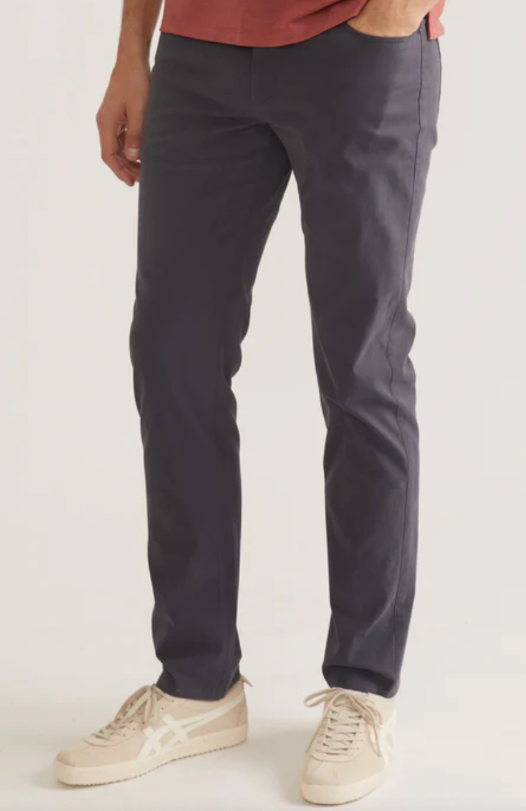 MARINE LAYER Men's Breeze 5 Pocket Pant - Slim Straight India Ink