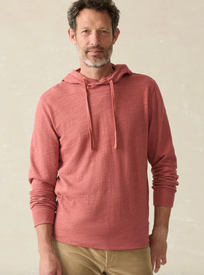 FAHERTY Men's Sunwashed Slub Hoodie