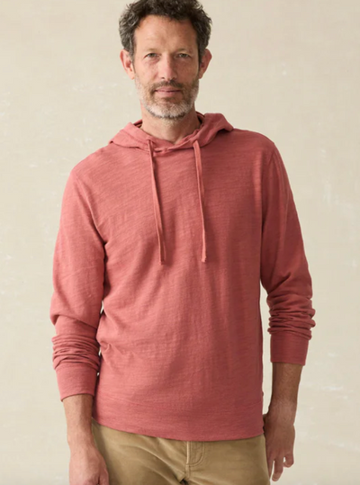 FAHERTY Men's Sunwashed Slub Hoodie