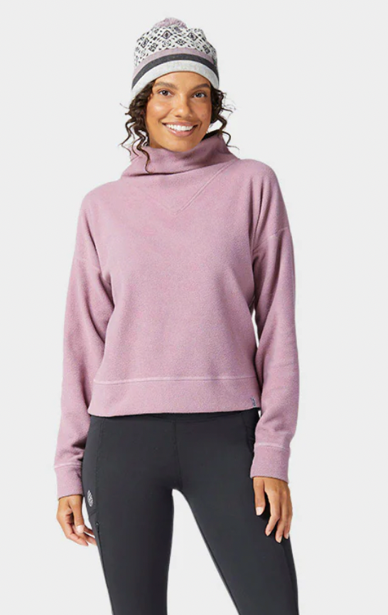 STIO Women's Turpin Fleece Mockneck Berry moke / S