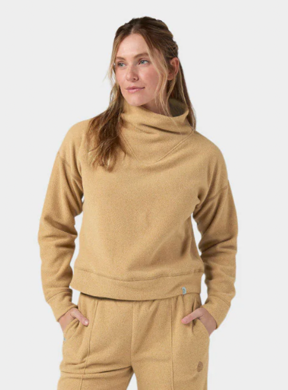 STIO Women's Turpin Fleece Mockneck Chipmunk Heather