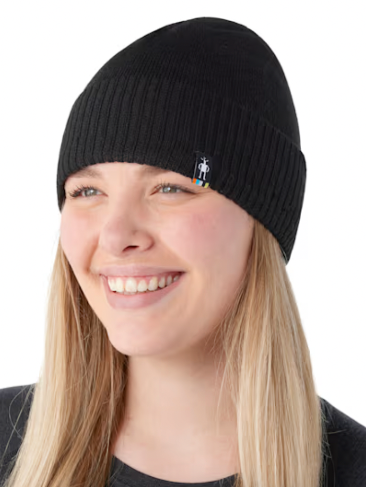 SMARTWOOL Fleece Lined Beanie Black 001