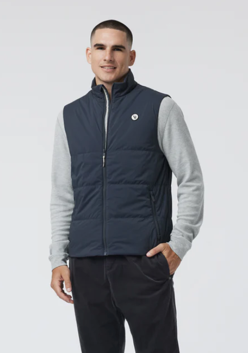 VUORI Men's Echo Insulated Vest 2.0 Navy