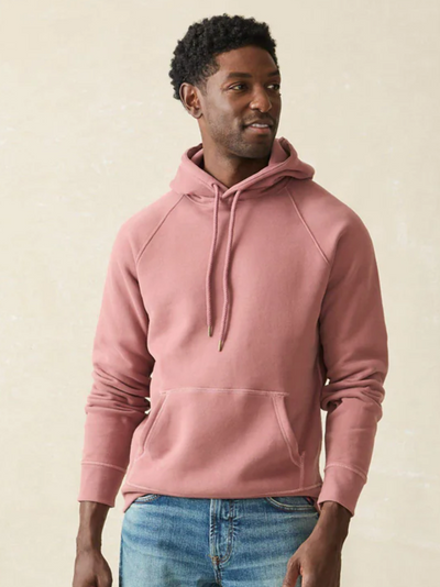 FAHERTY Men's High Standard Fleece Hoodie Cocoa auve COV / M