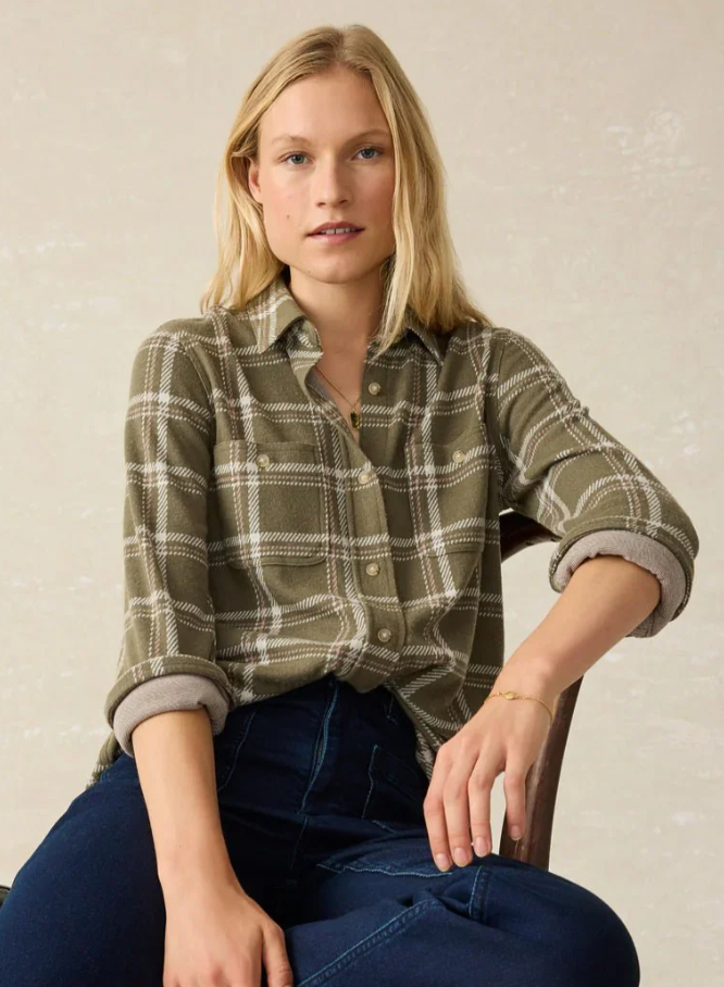 FAHERTY Women's Legend Sweater Shirt Willow Bend WOB