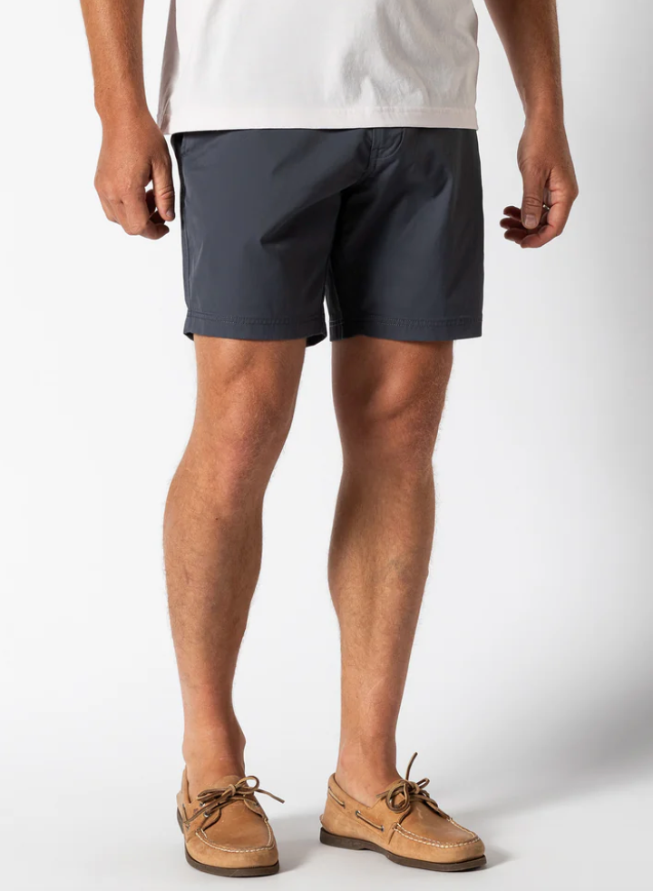 DUCK HEAD Mens 8 Harbor Performance Short Naval Grey