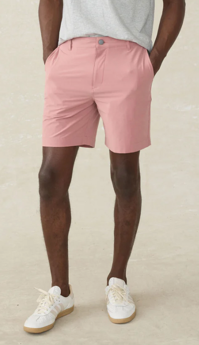 FAHERTY Mens All Day Short 2.0 (7) Rose Red ROD