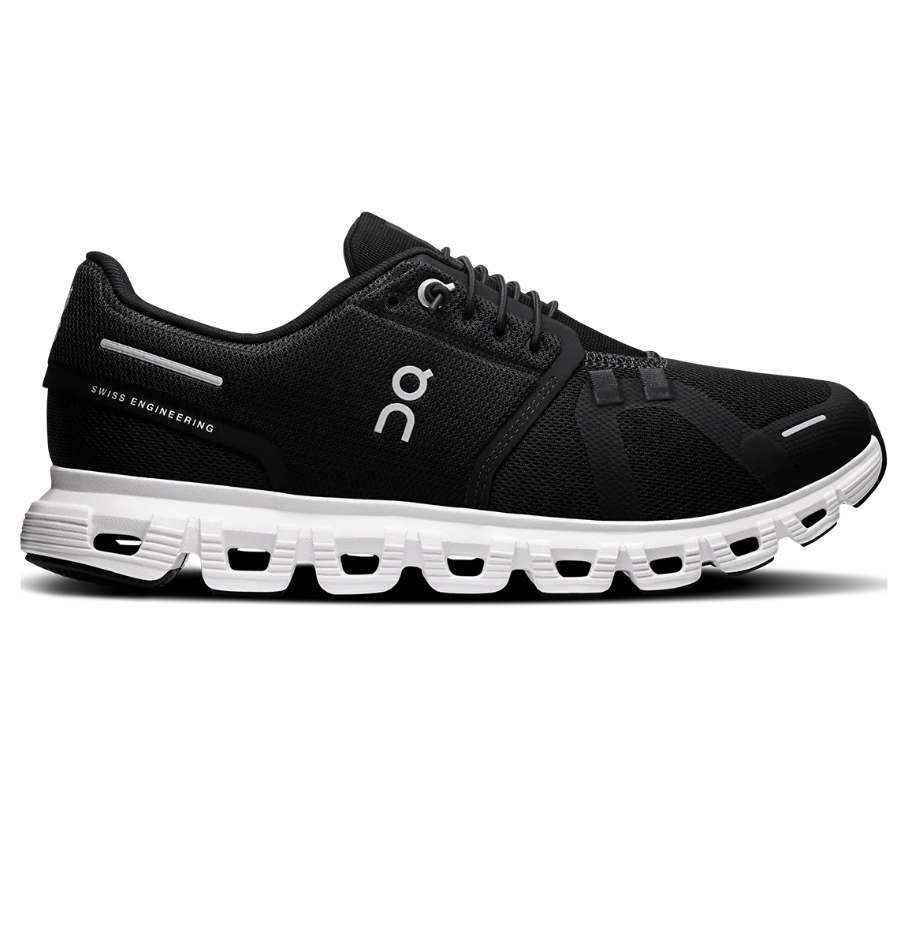 ON Womens Cloud 6 Black/White