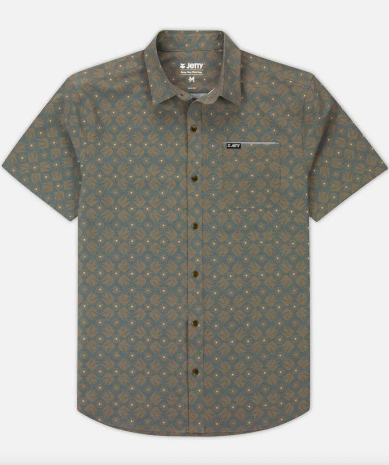 JETTY Mens Garwood Shirt Deep Sea