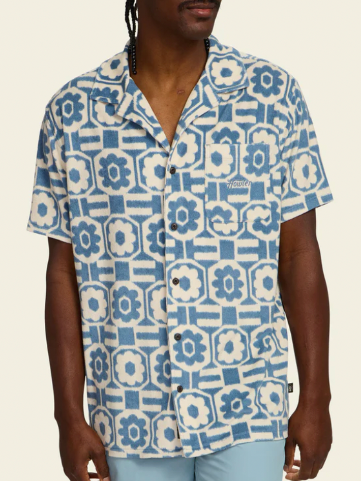 HOWLER BROS Mens Palapa Terry Shirt Talavera