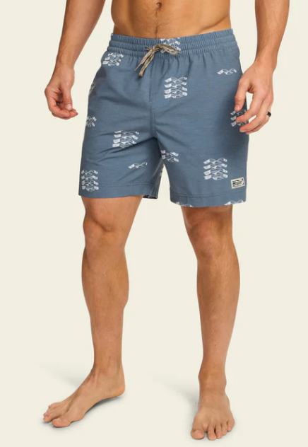 HOWLER BROS Mens Deep Set Boardshorts Flocka Seagulls/Key Largo