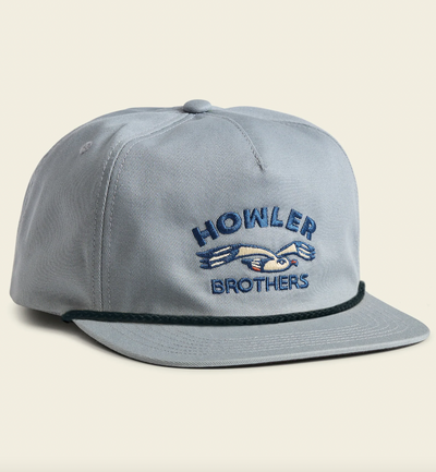 HOWLER BROS Unstructured Snapback Hats Lone Gull: Stone Blue