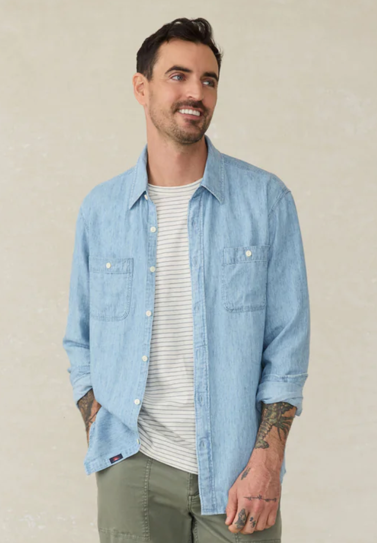 Men's The Tried And True Chambray Workshirt