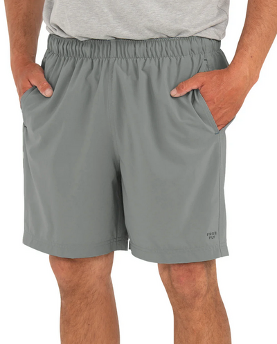 FREE FLY Mens Breeze Short - 6 Cement