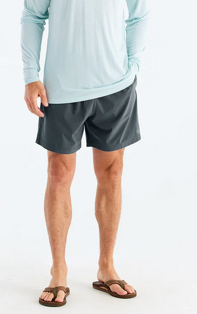 FREE FLY Mens Breeze Short - 6 torm Cloud / S