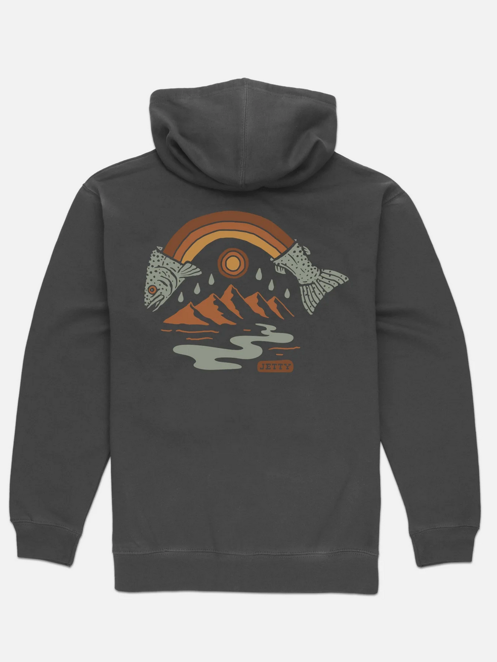 Men's Rainbow Trout Hoodie