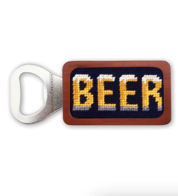 SMATHERS Needlepoint Bottle Opener