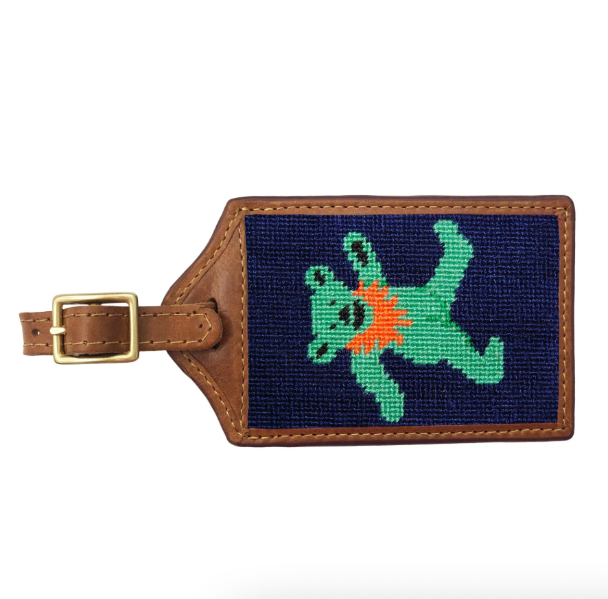 Needlepoint Luggage Tag