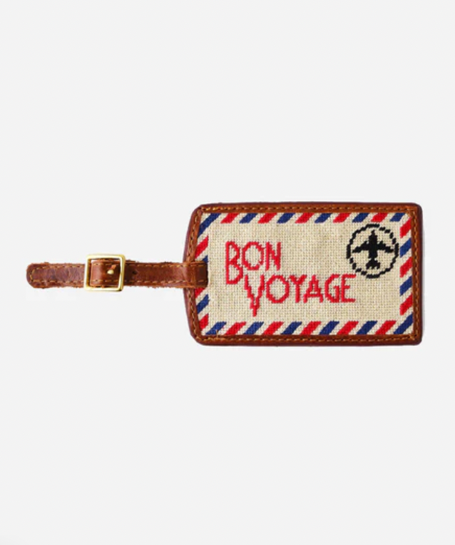 Needlepoint Luggage Tag