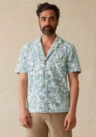 Men's SS Cabana Towel Terry Shirt