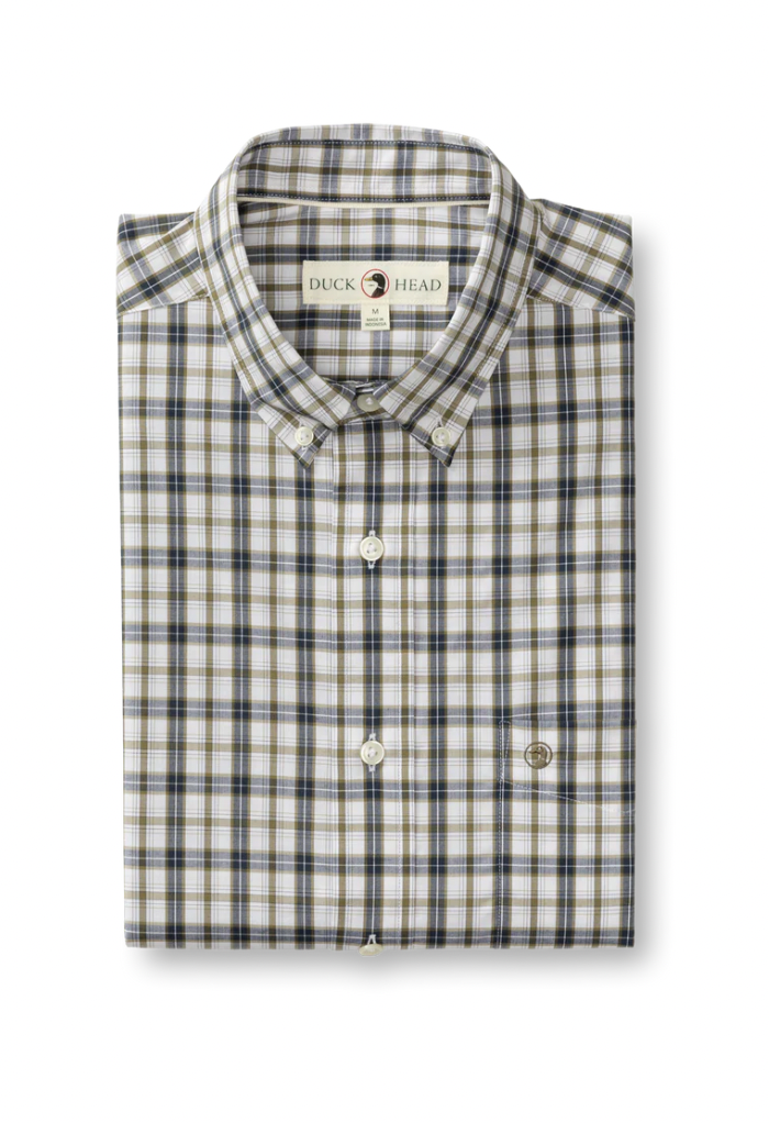 Men's LS Perf Poplin Sport Shirt - Joplin Plaid