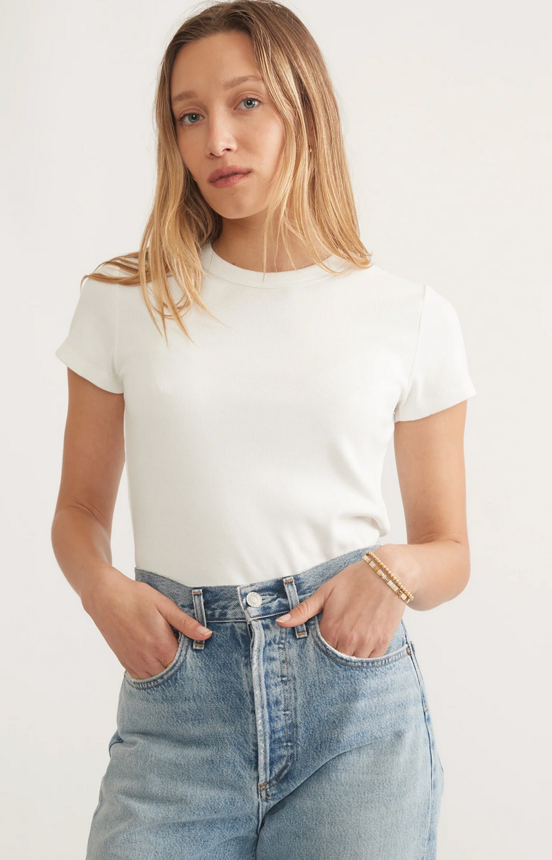 Women's LS Lexi Rib Sun-In Crew Tee