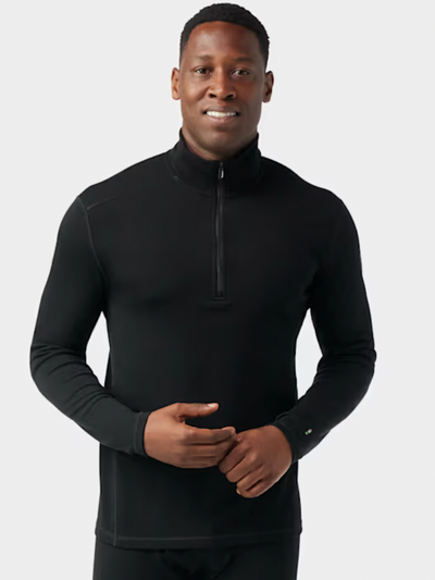 Men's Classic Thermal Merino Base Layer 1/4 Zip