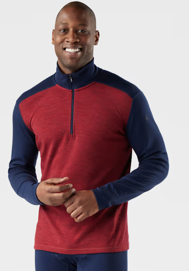 Men's Classic Thermal Merino Base Layer 1/4 Zip
