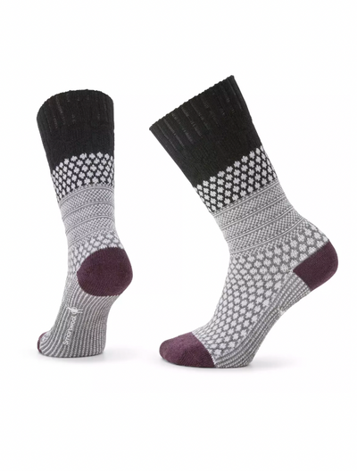 EVD Popcorn Cable Crew Socks