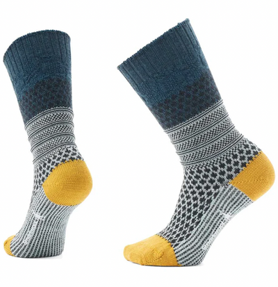EVD Popcorn Cable Crew Socks
