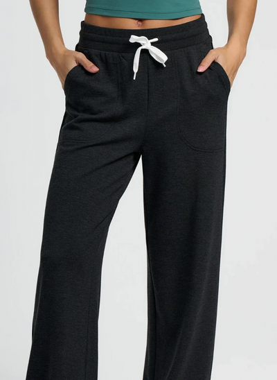Women's Bamboo Lightweight Fleece Wide Leg Pant