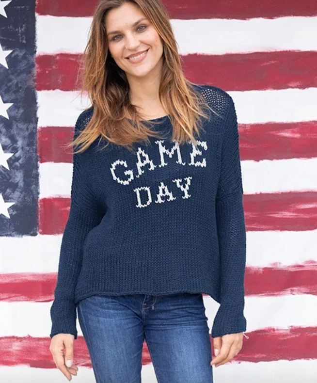Women's Game Day Crew Chunky Sweater