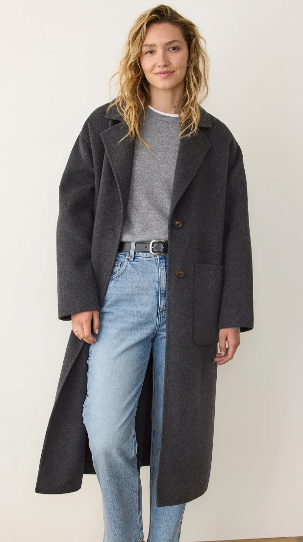 Women's Colette Oversized Wool Topcoat
