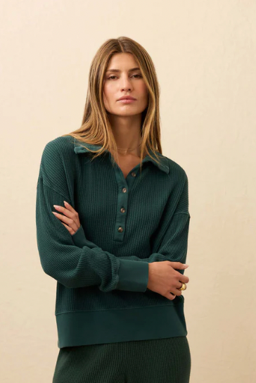 Women's Apres Waffle Layering Crew