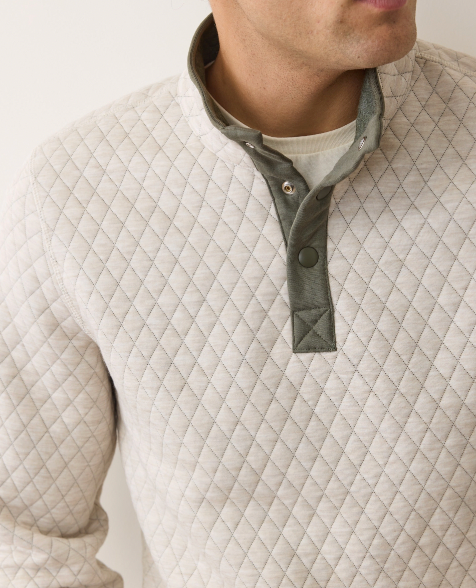 Men's Corbet Quilted Reversible Pullover
