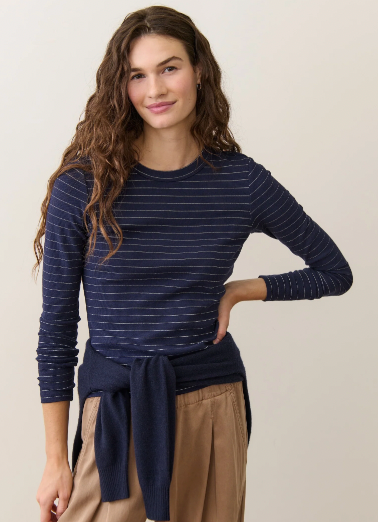 Women's Lexi Rib Sun-In Longsleeve Crew Tee