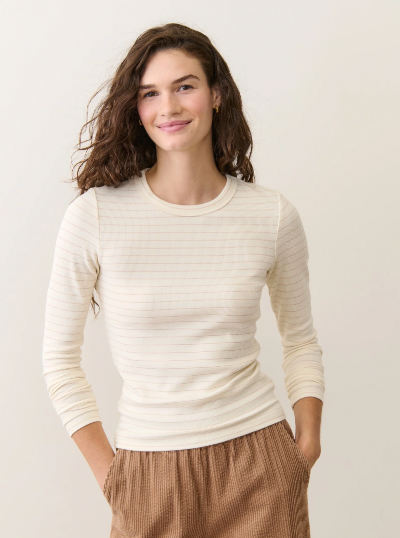 Women's Lexi Rib Sun-In Longsleeve Crew Tee