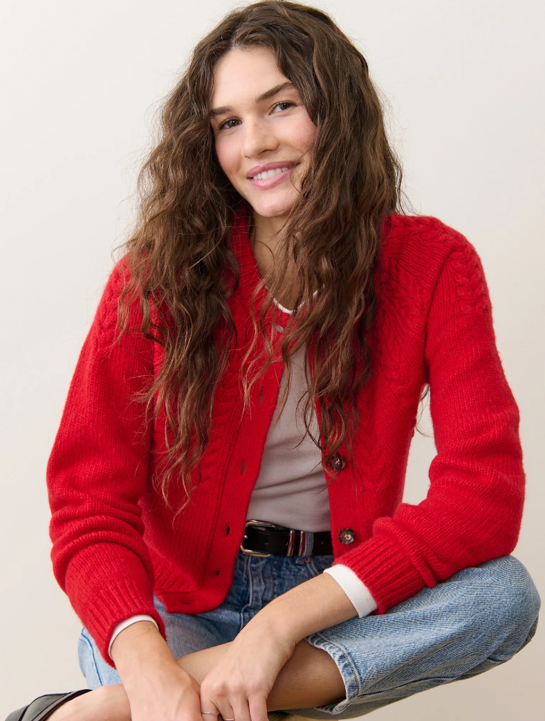 Women's Everly Cable Knit Cardigan