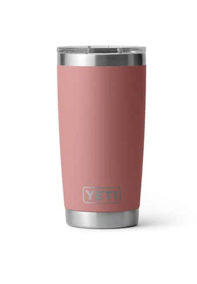 YETI Rambler 20 oz Tumbler MS Sandstone Pink