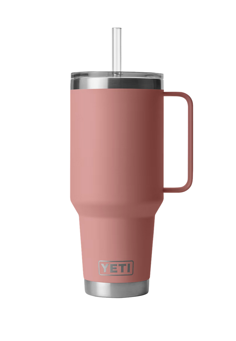 YETI Rambler 25 oz Straw Mug Sandstone Pink