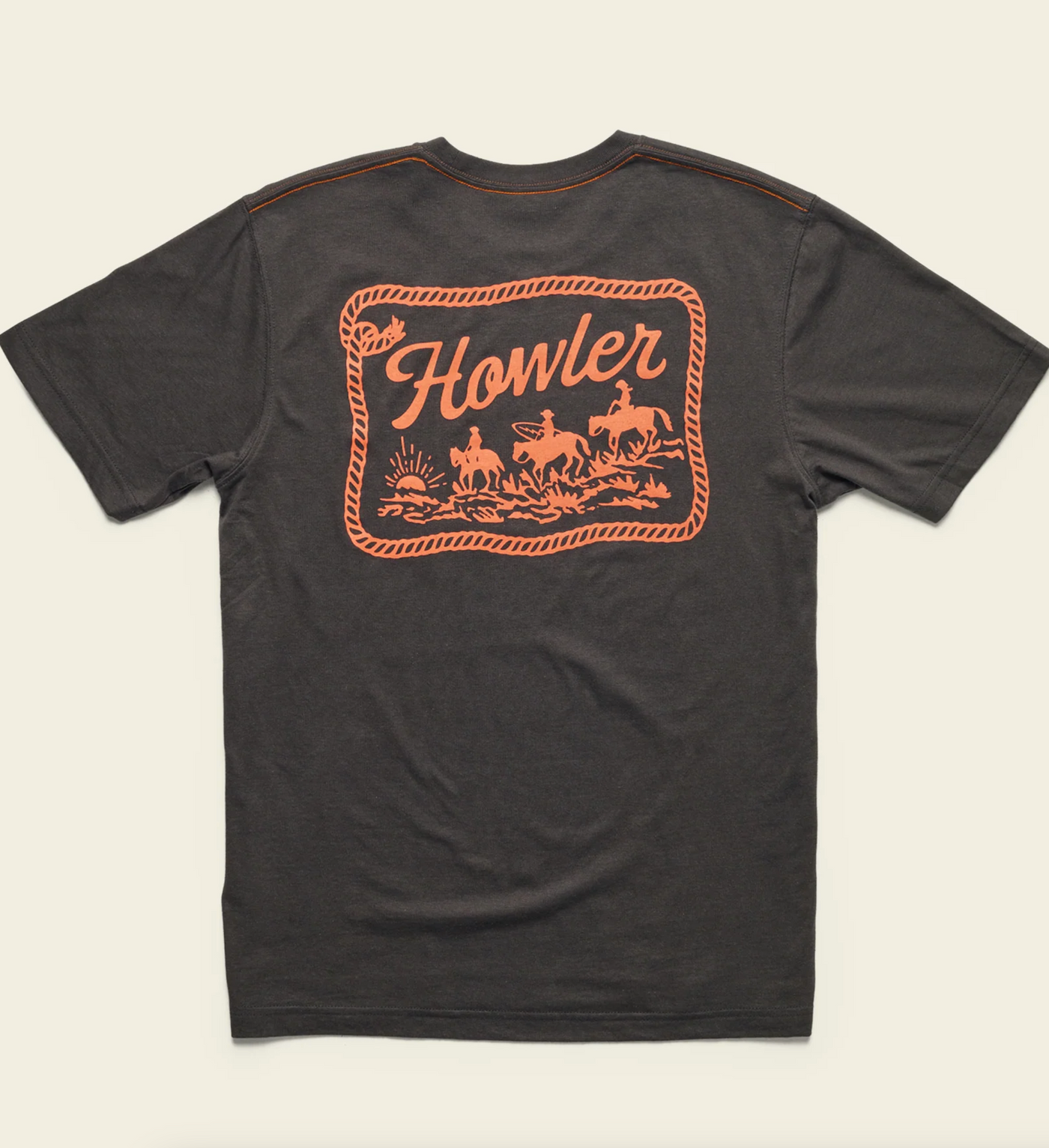 HOWLER BROS Men's Blended T-Shirt Howler Posse/Antique Black