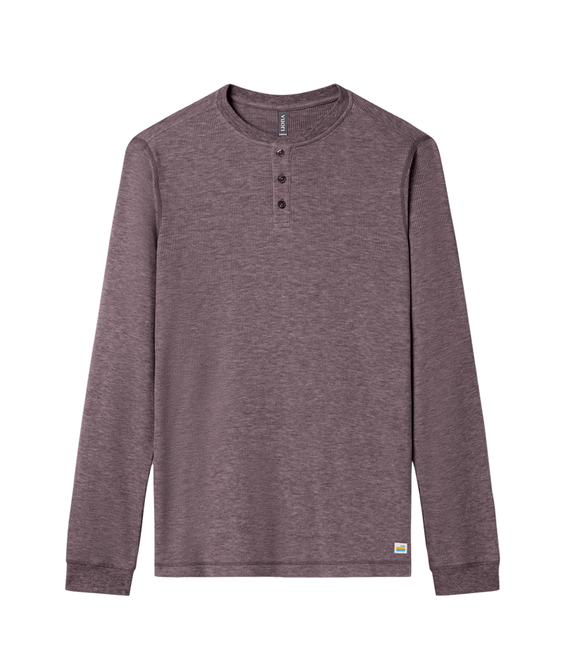 Men's Waffle Henley