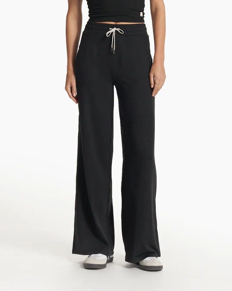 VUORI Women's Halo Essential Wideleg Black Heather