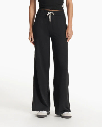VUORI Women's Halo Essential Wideleg Black Heather