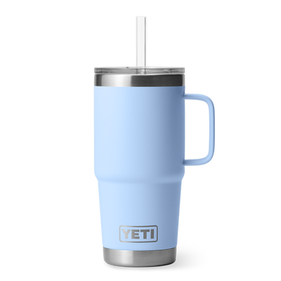 YETI Rambler 25 oz Straw Mug Big Sky Blue